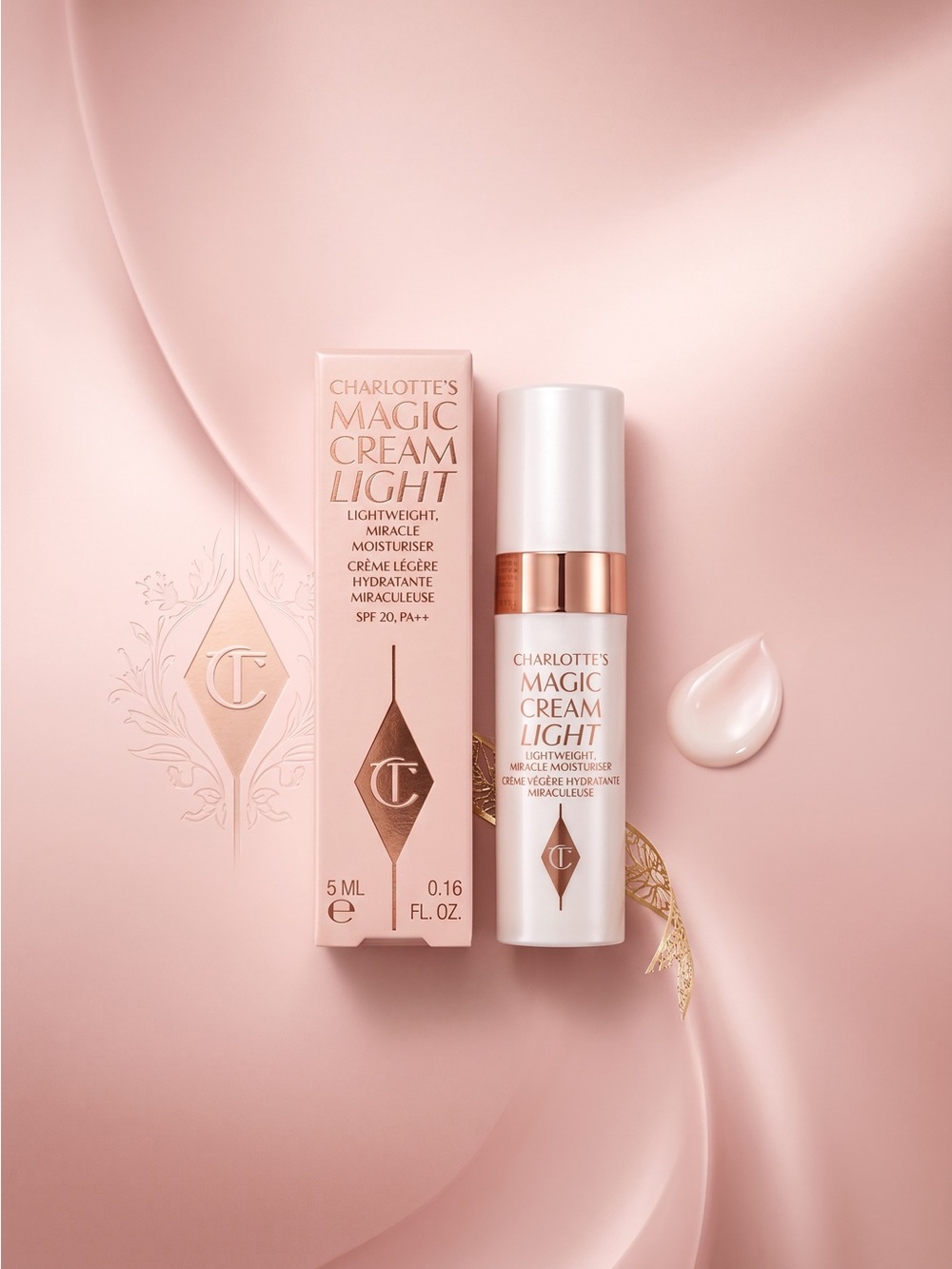 Charlotte Tilbury Magic Cream Light SPF 20 5ml Travel Size New